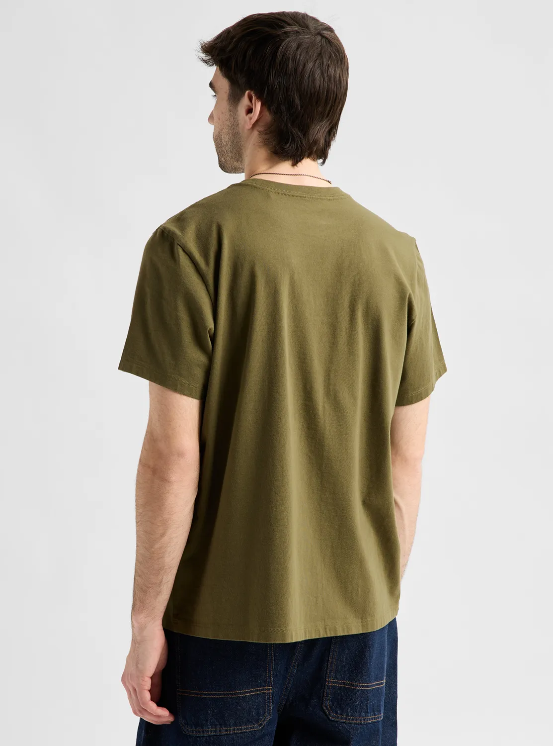 Burton Anon Short Sleeve T-shirt Dried Moss ekologisk bomull