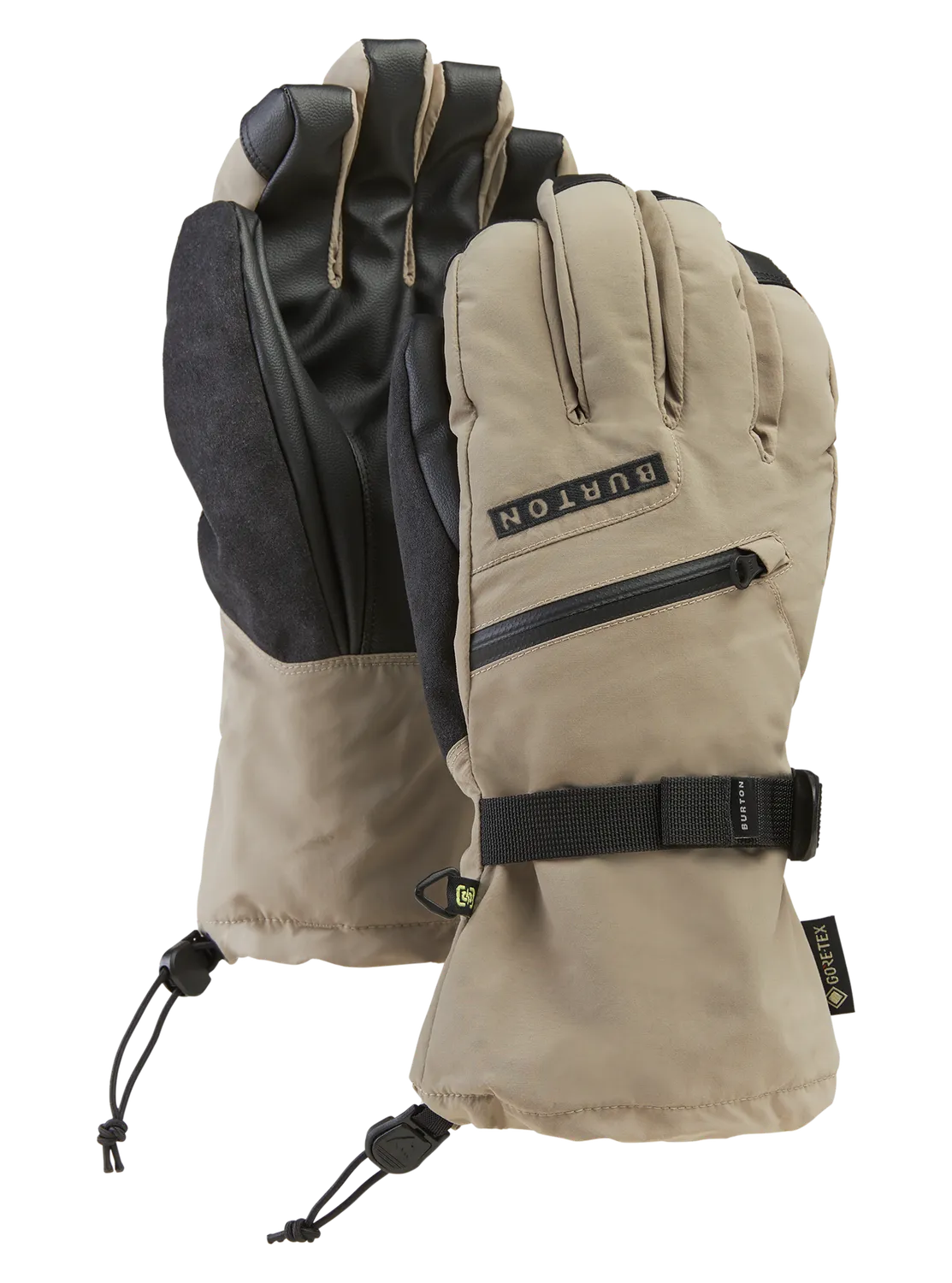 Burton GORE-TEX handskar True Black läderpalmer