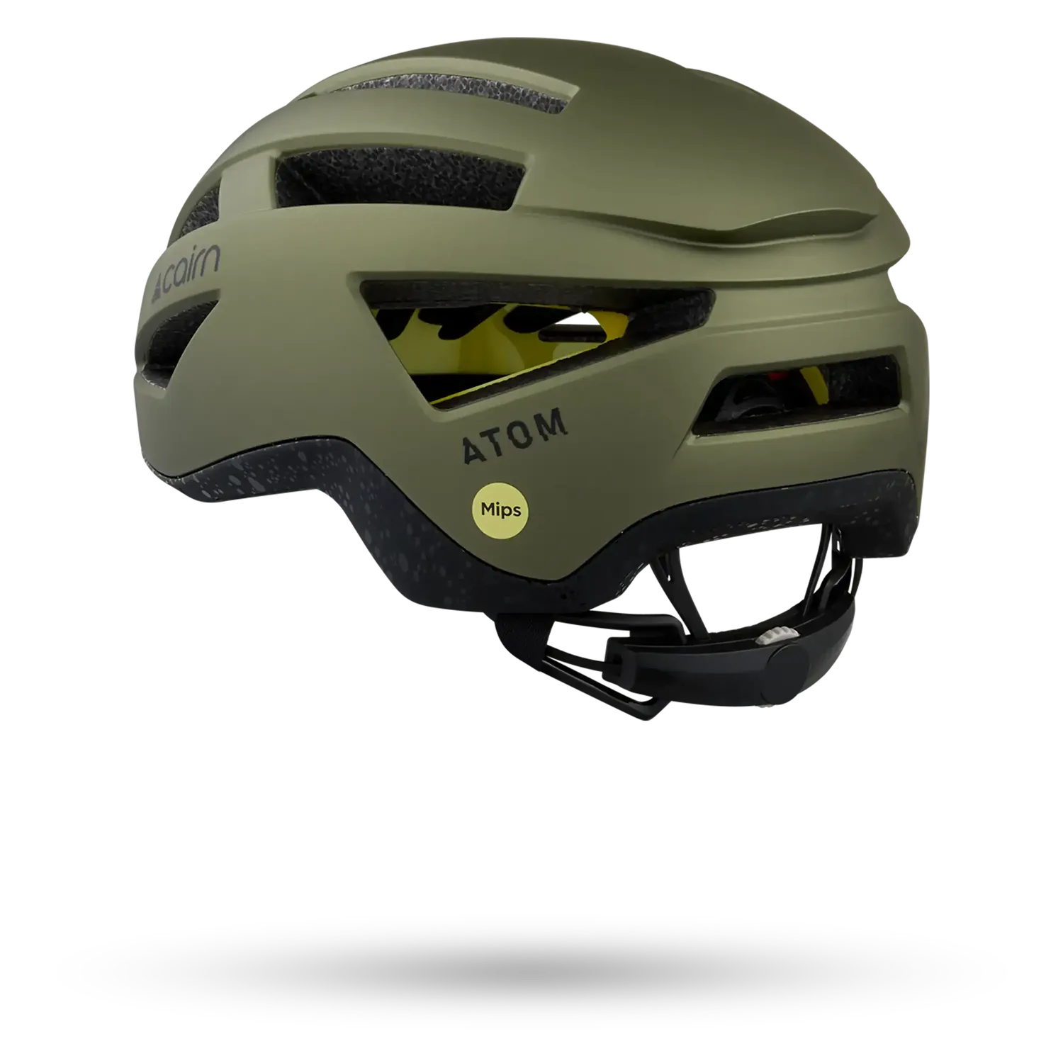 Cairn Sport Atom MIPS cykelhjälm mat olive road gravel