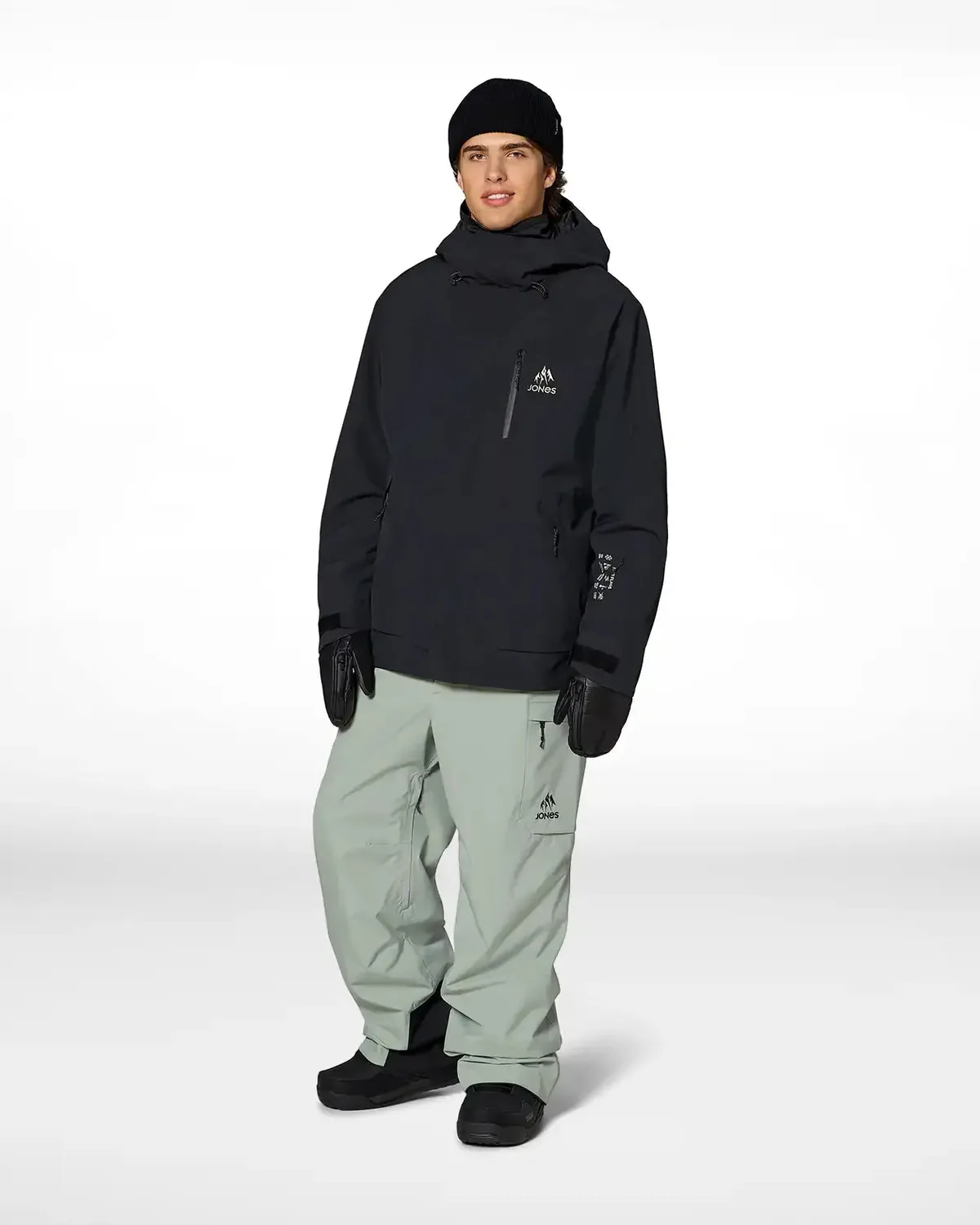 Jones MTN Surf skidjacka Stealth Black 20K isolerad