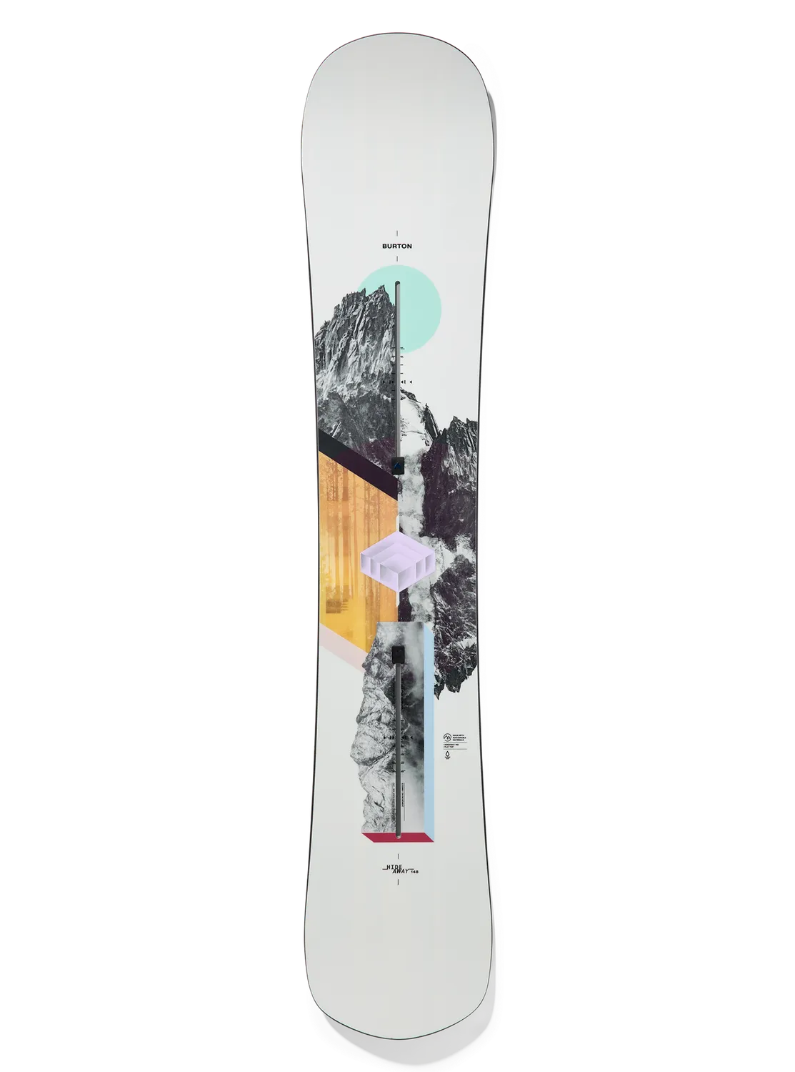 Burton Hideaway Flat Top snowboard dam 148 medelflex