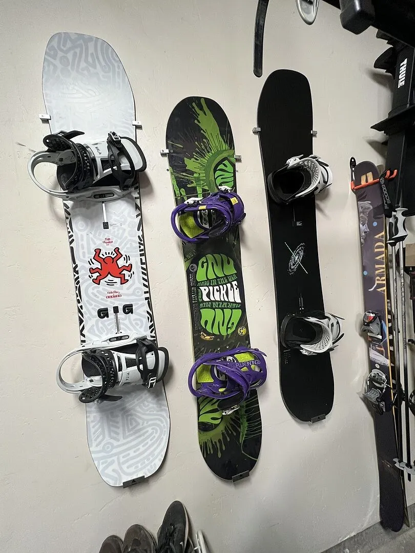 Burton Collector's Edition snowboardfäste Silver vägg