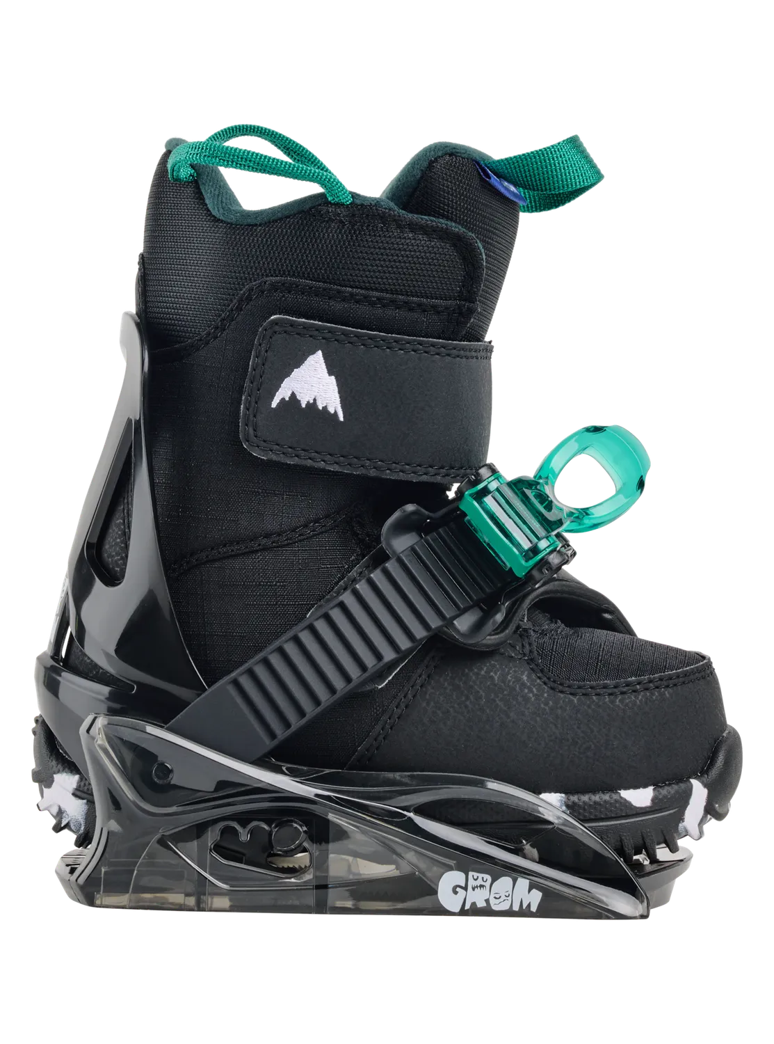 Burton Mini Grom Disc snowboardbindning Grön S barn