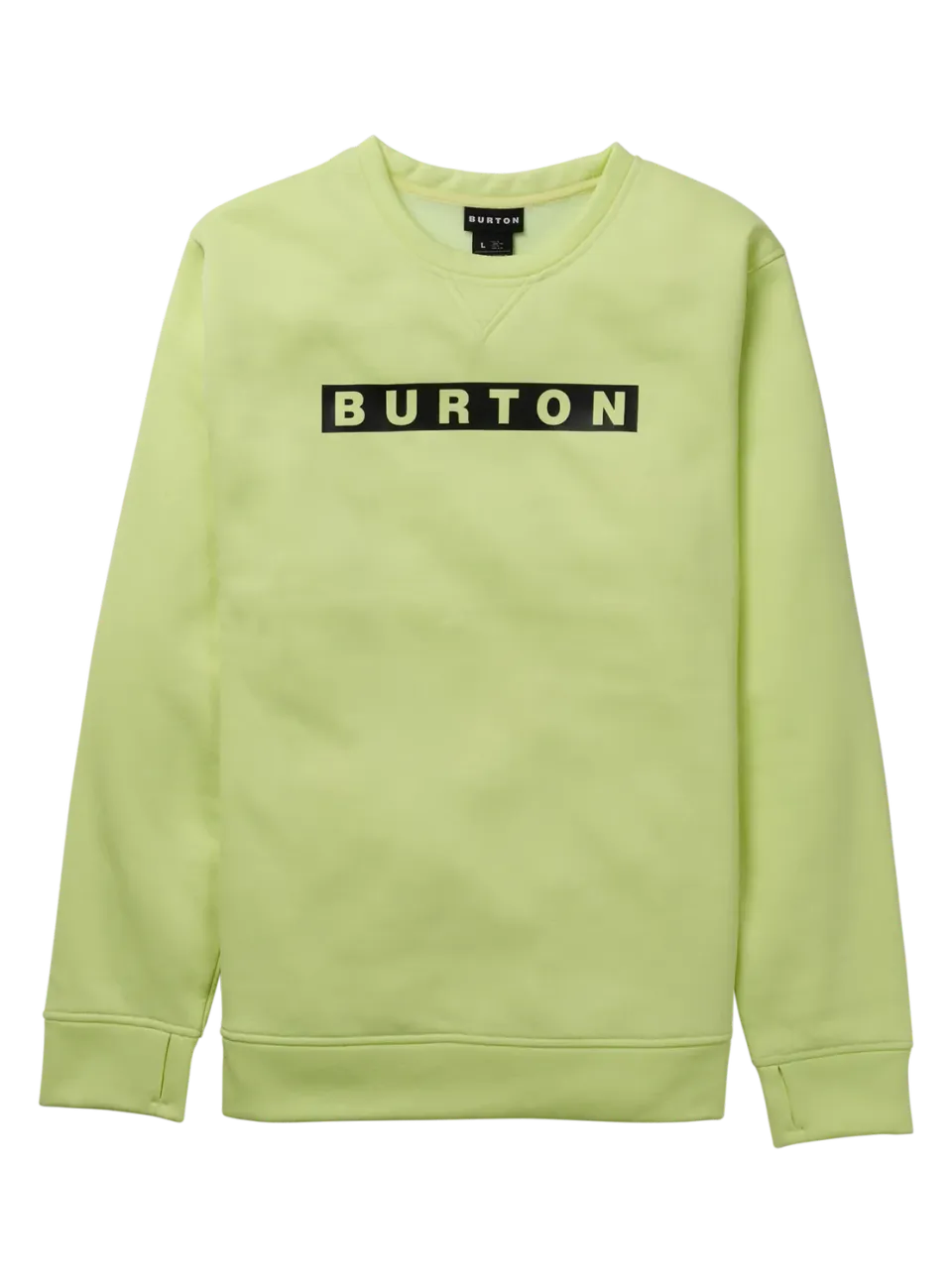 Burton Oak Pullover Crew tröja True Black Heather mjuk fleece