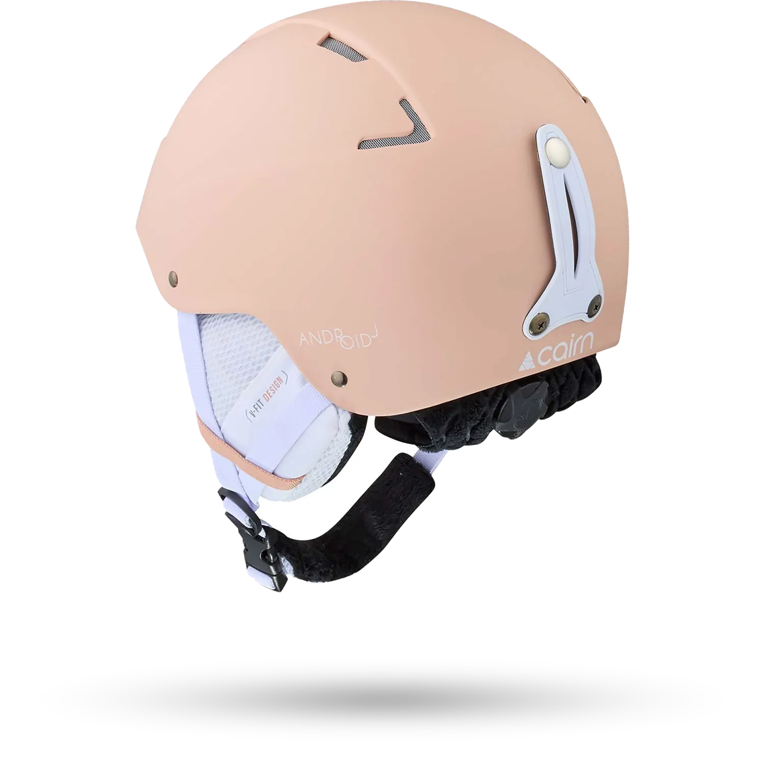 Cairn Android J skidhjälm powder pink tålig junior