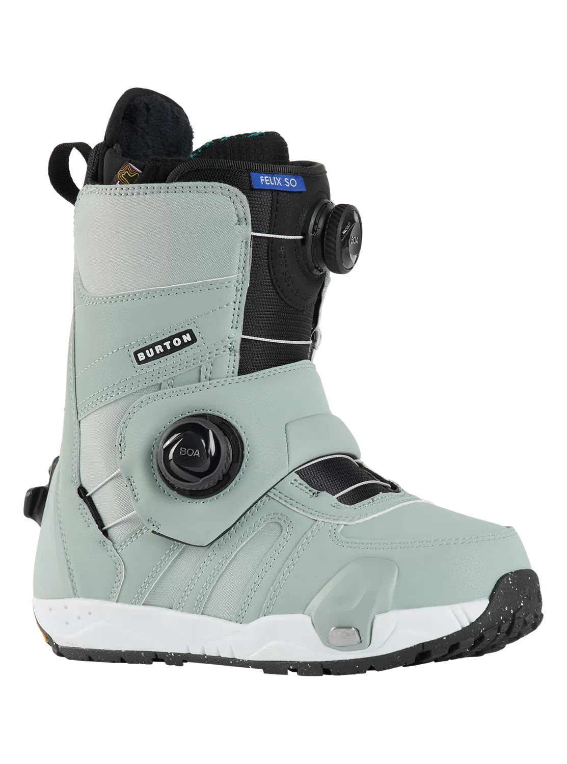 Burton Felix Step On boots dam Black snabb