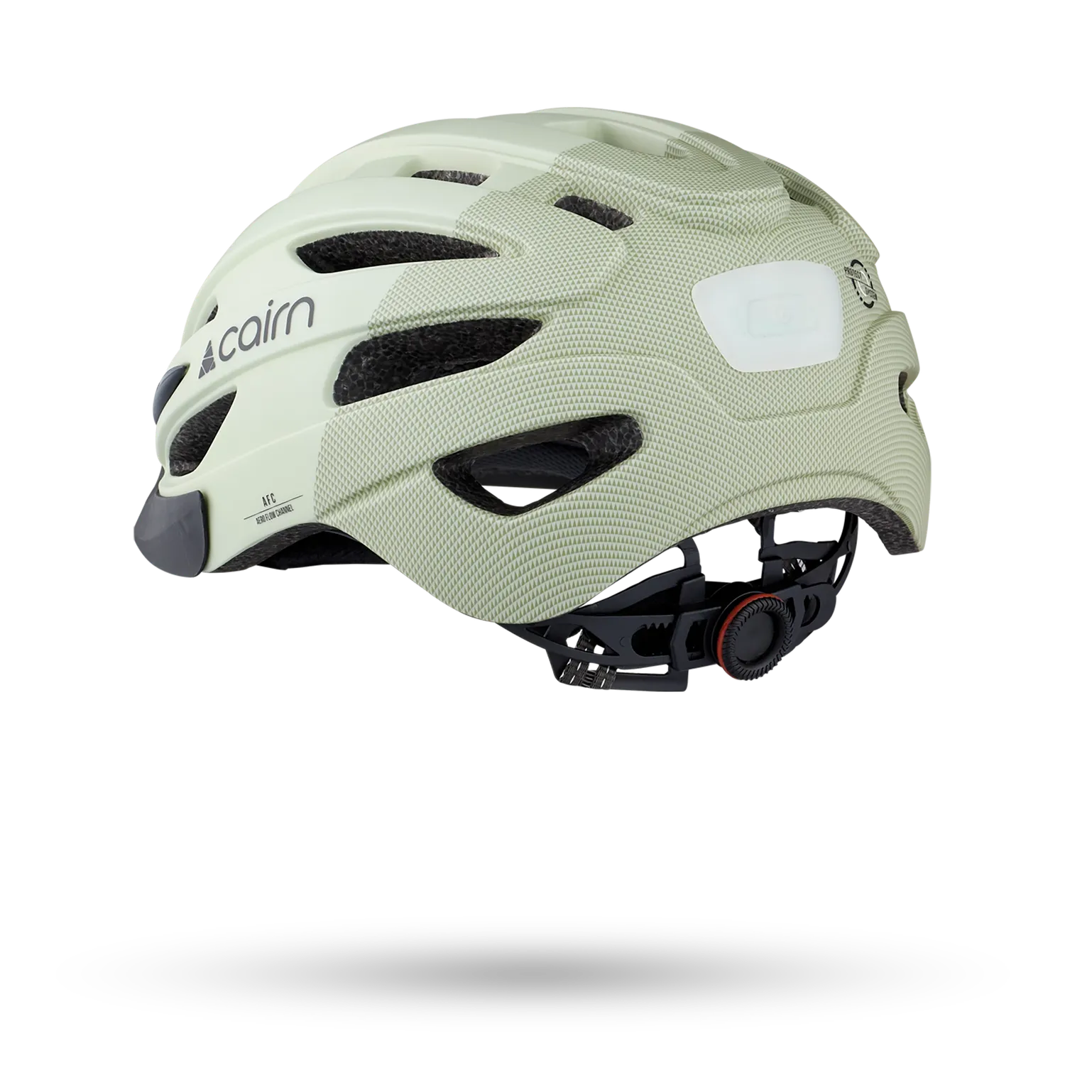 Cairn Sport Fusion Mat Agate Gray cykelhjälm LED