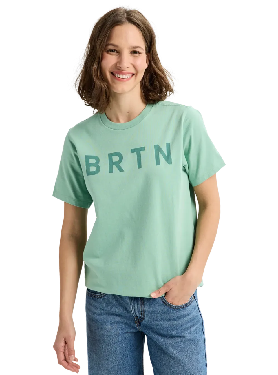 Burton BRTN t-shirt Soft Sage ekologisk bomull kort ärm