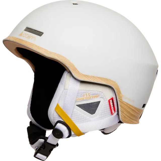 Cairn Centaure Rescue skidhjälm White Wood RECCO