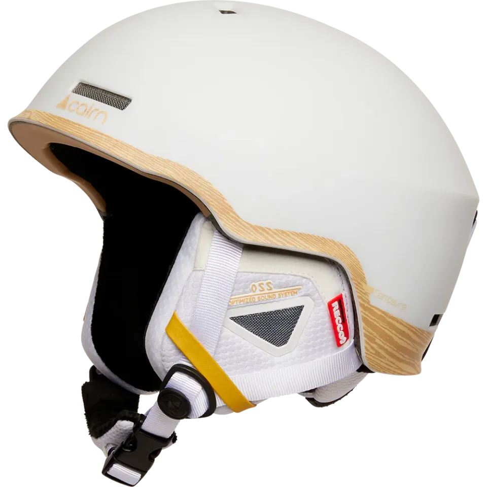 Cairn Centaure Rescue skidhjälm White Wood RECCO