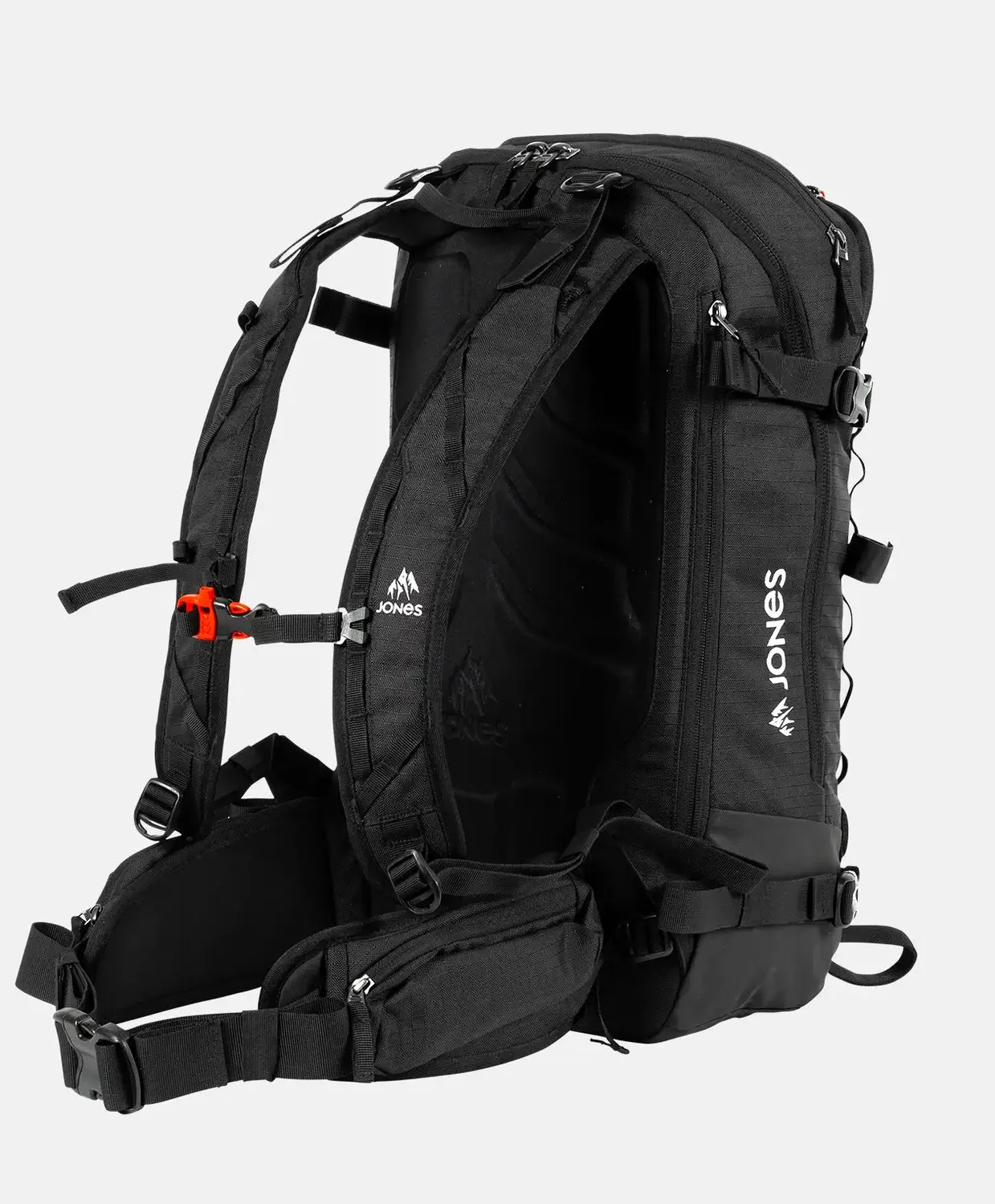 Jones Further 25L ryggsäck Stealth Black touring