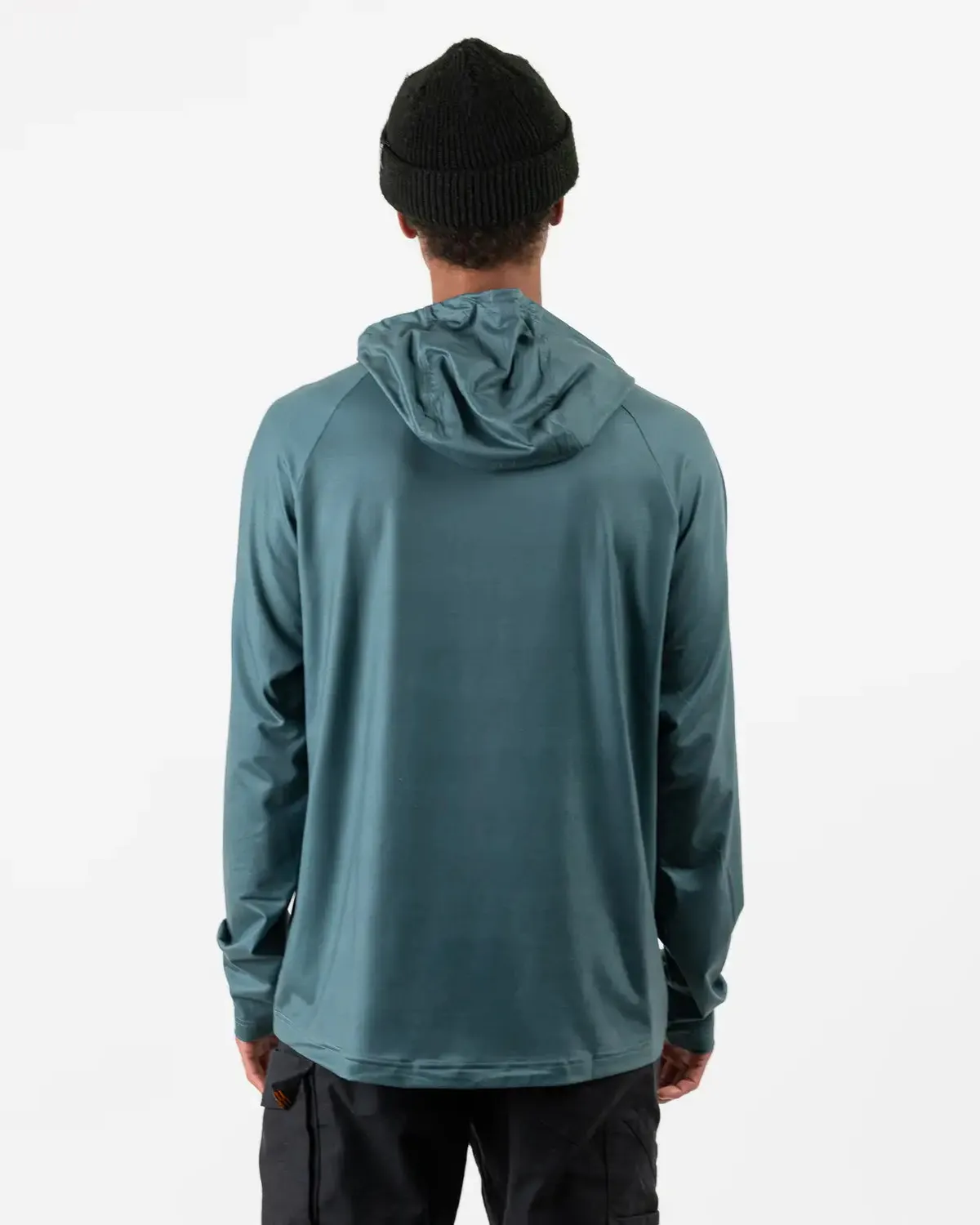 Jones Shastarama Recycled hoodie herr Atlantic Blue