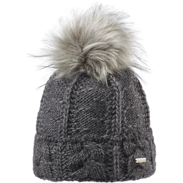 Cairn Sandra mössa graphite pompom ull