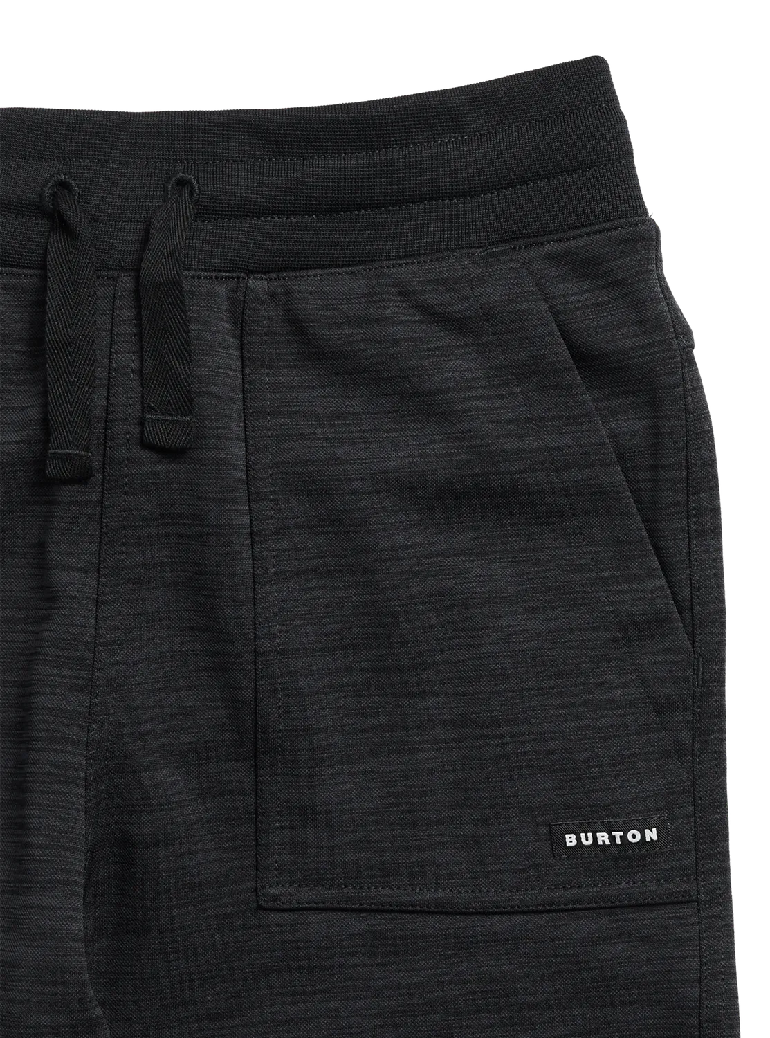 Burton Oak fleecebyxor True Black Heather barn