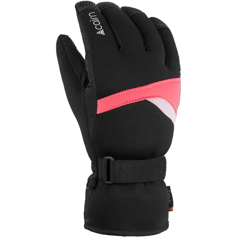 Cairn Styl Pure J skidhandskar junior neon pink varm