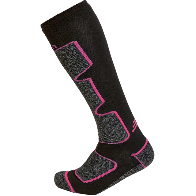 Cairn Spirit Tech Black Fuschia skidstrumpor merinoull