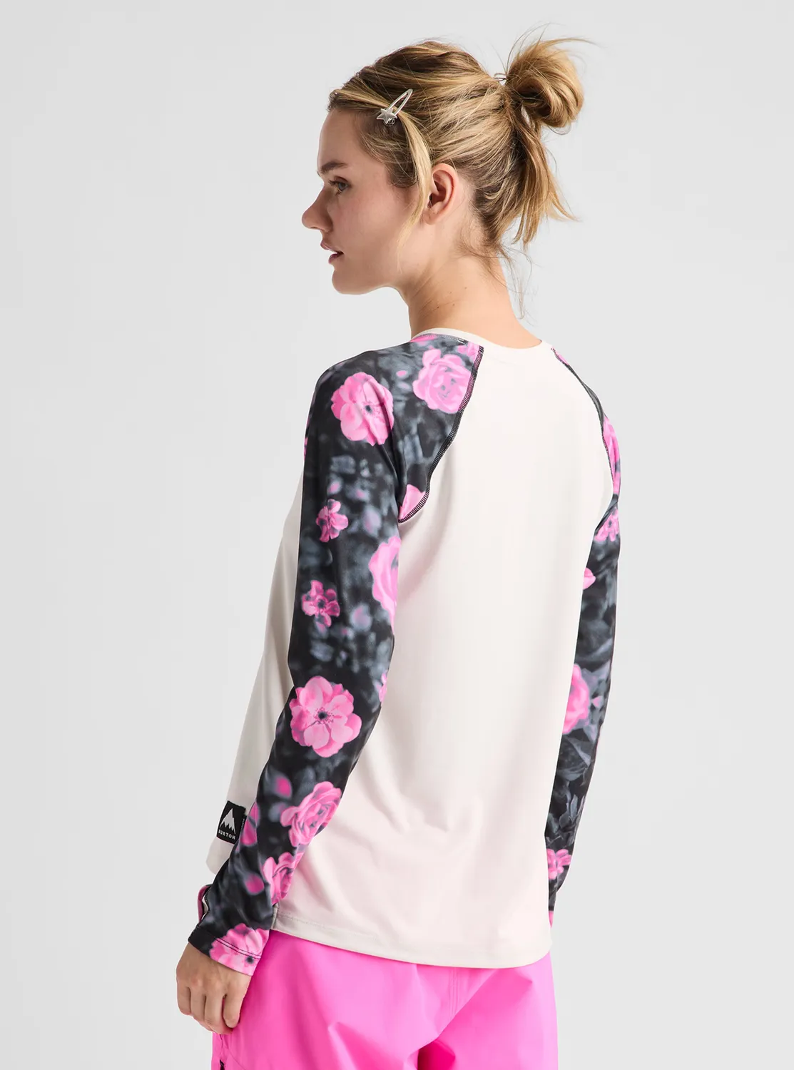 Burton Roadie baslager t-shirt dam Shockwave Floral luktfri