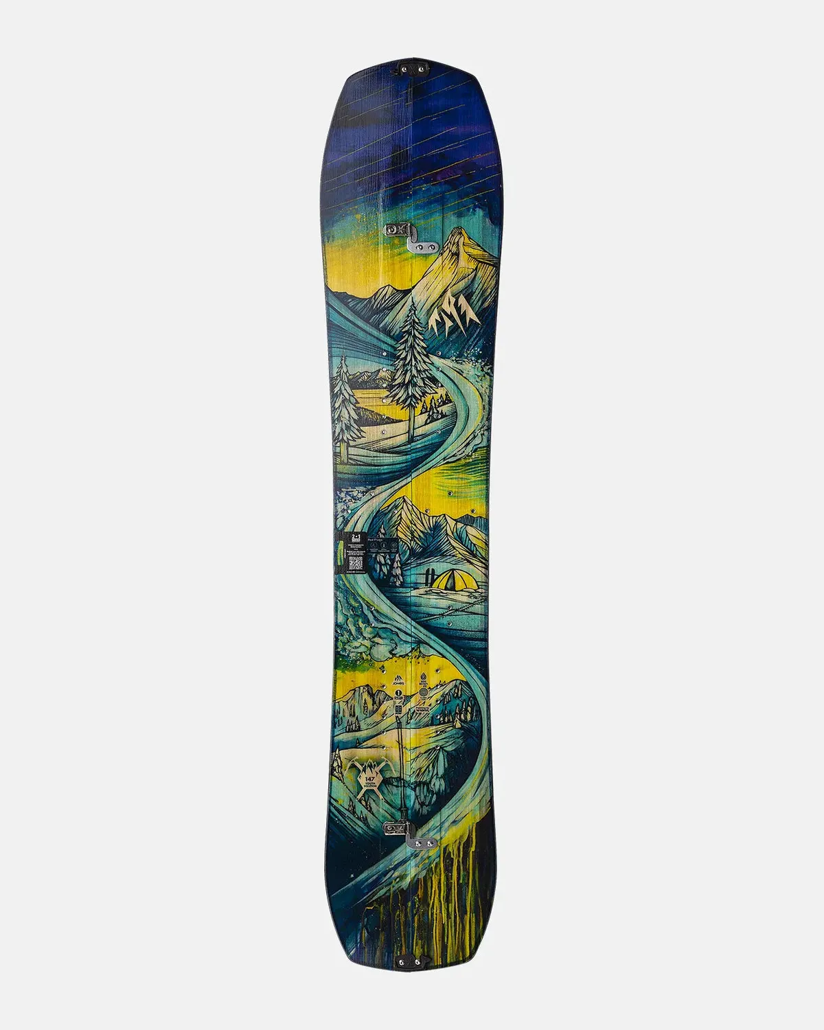 Jones Solution Youth splitboard 142 svart turåkning