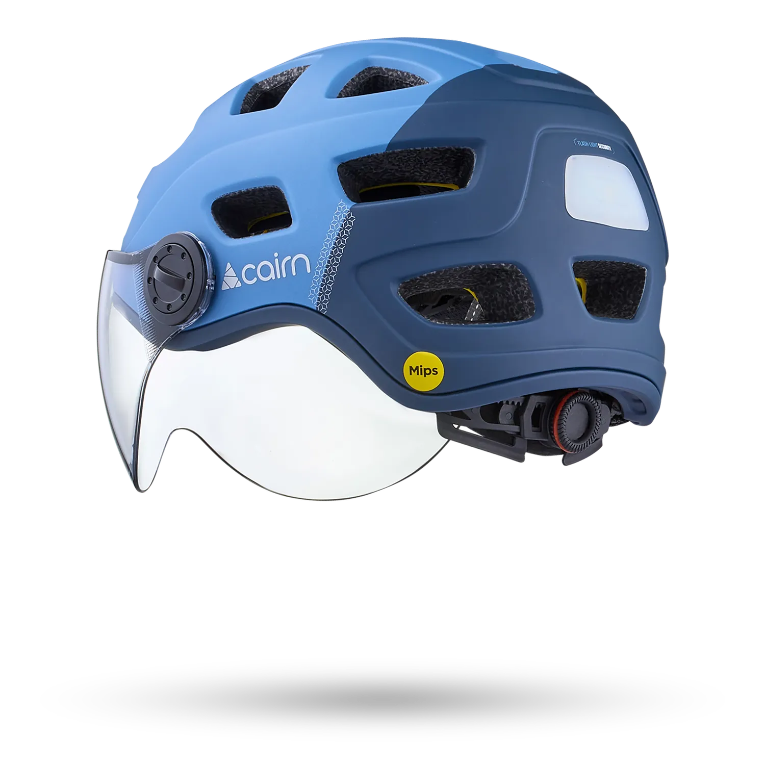 Cairn Sport Quartz Visor MIPS cykelhjälm denim visir