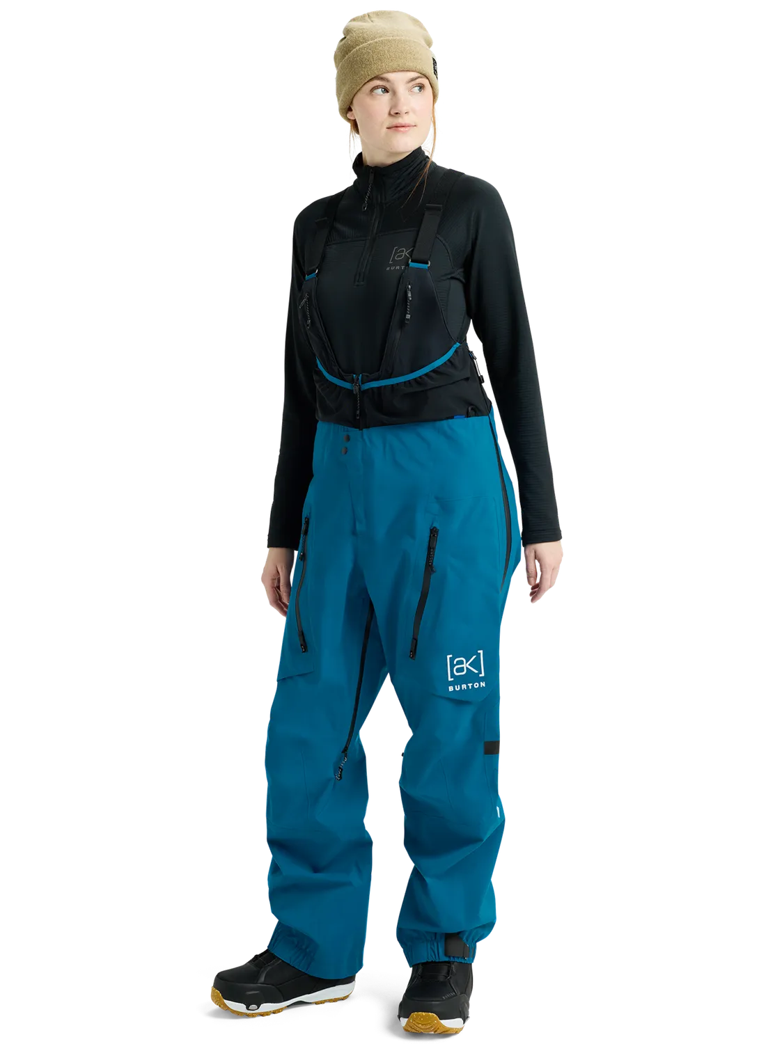 Burton [ak] Acamar GORE-TEX PRO bibbyxa dam Blue Teal