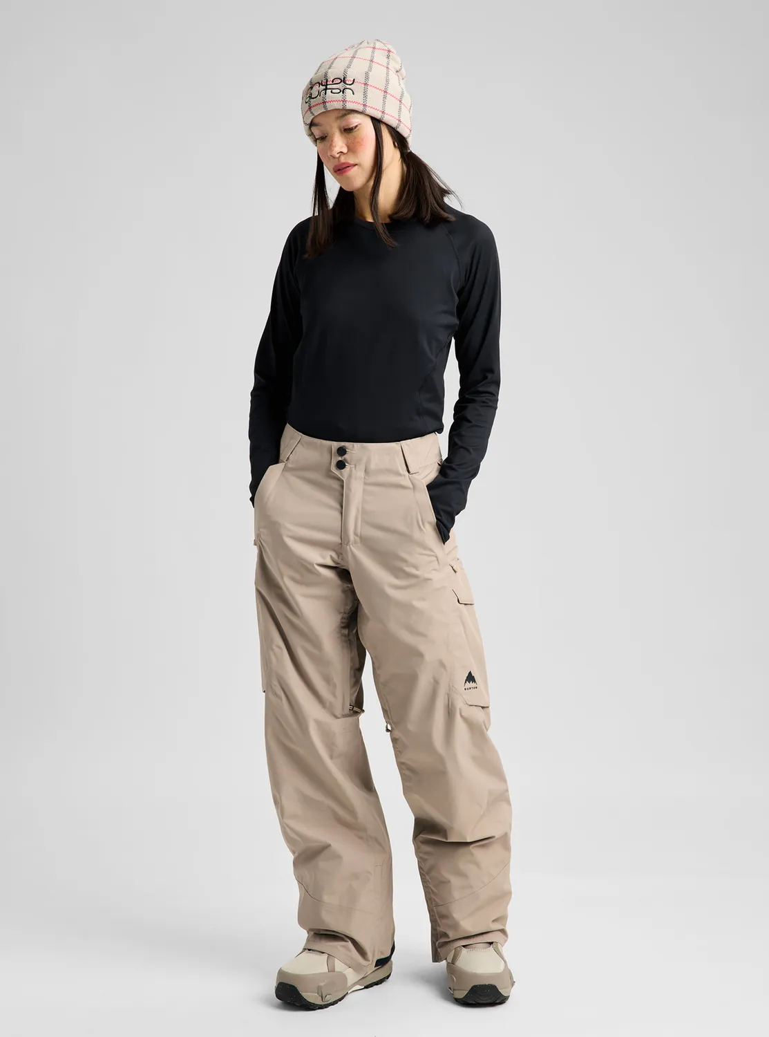 Burton Reserve 2L byxor dam True Black 20k