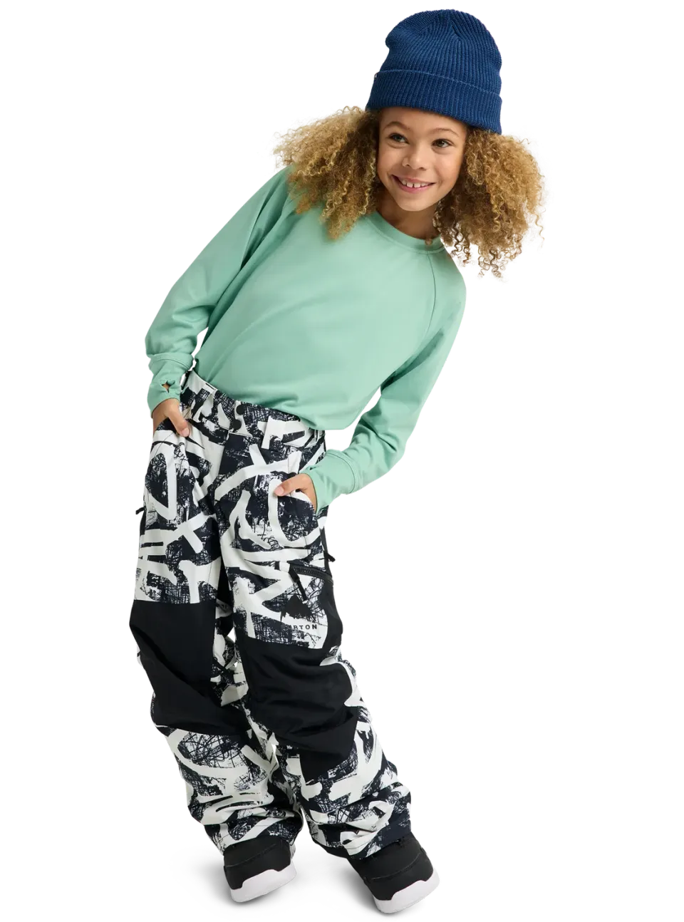 Burton Skylar skidbyxor barn Imperial Purple förstärkta