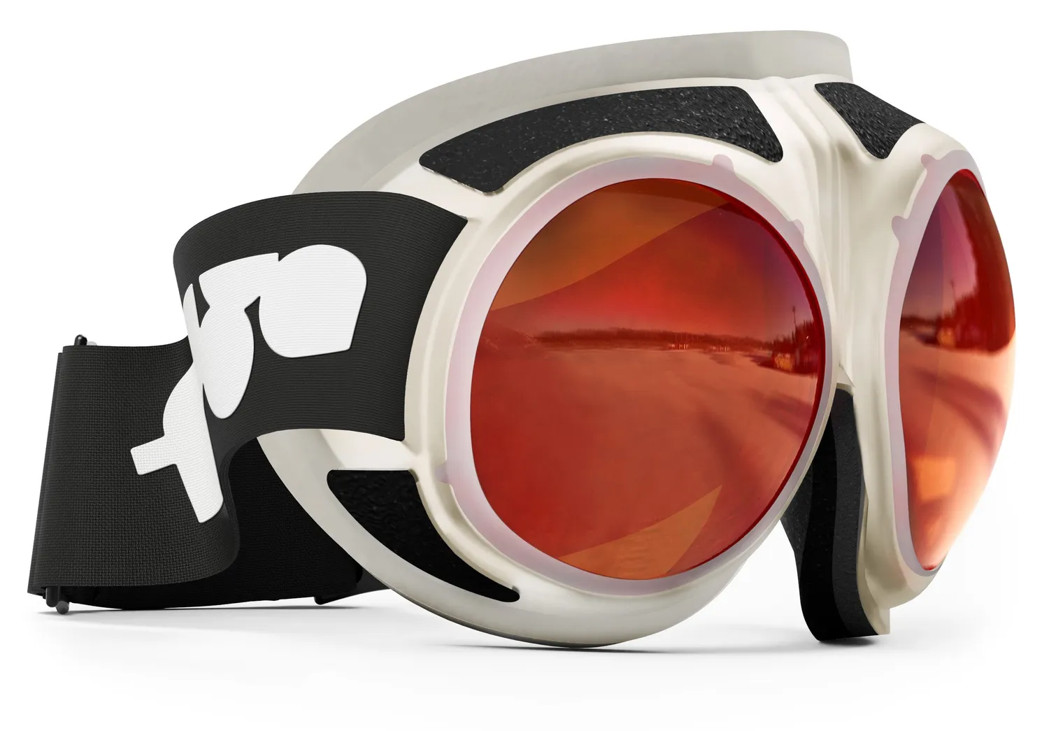Rovfluga Goggles skidglasögon orange lins svart