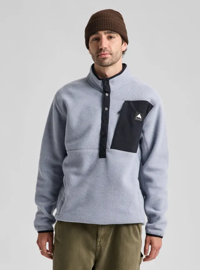 Burton Cinder fleecetröja True Black mellanlager