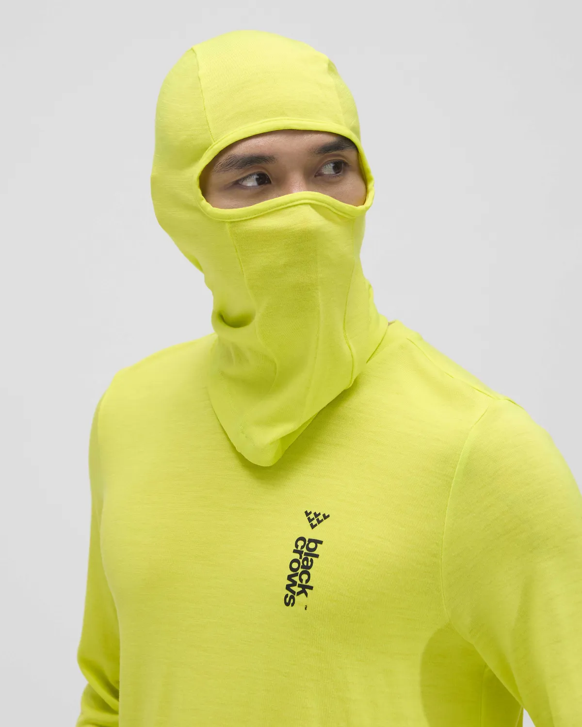 Black Crows balaclava merinoull svart unisize