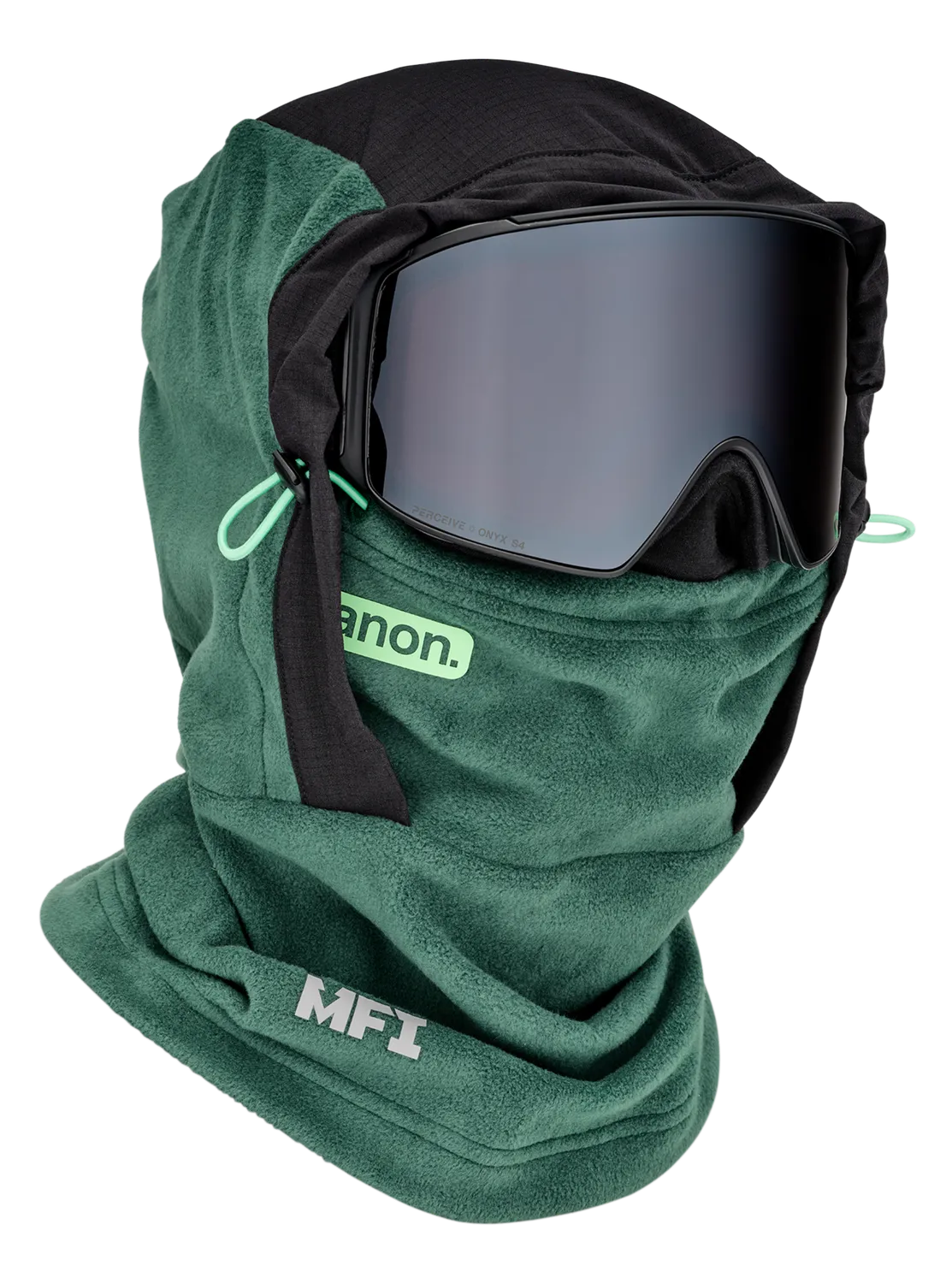 Anon MFI Fleece hjälmhuva Brunswick Green magnet