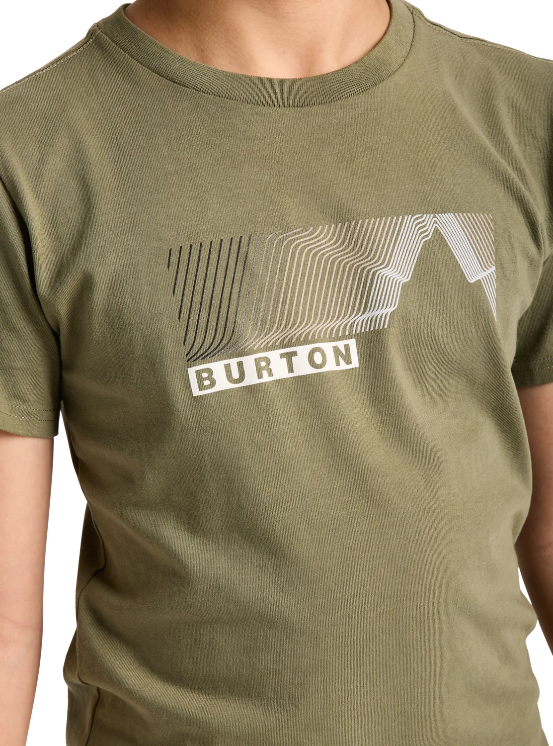 Burton Elmore t-shirt barn forest moss ekologisk