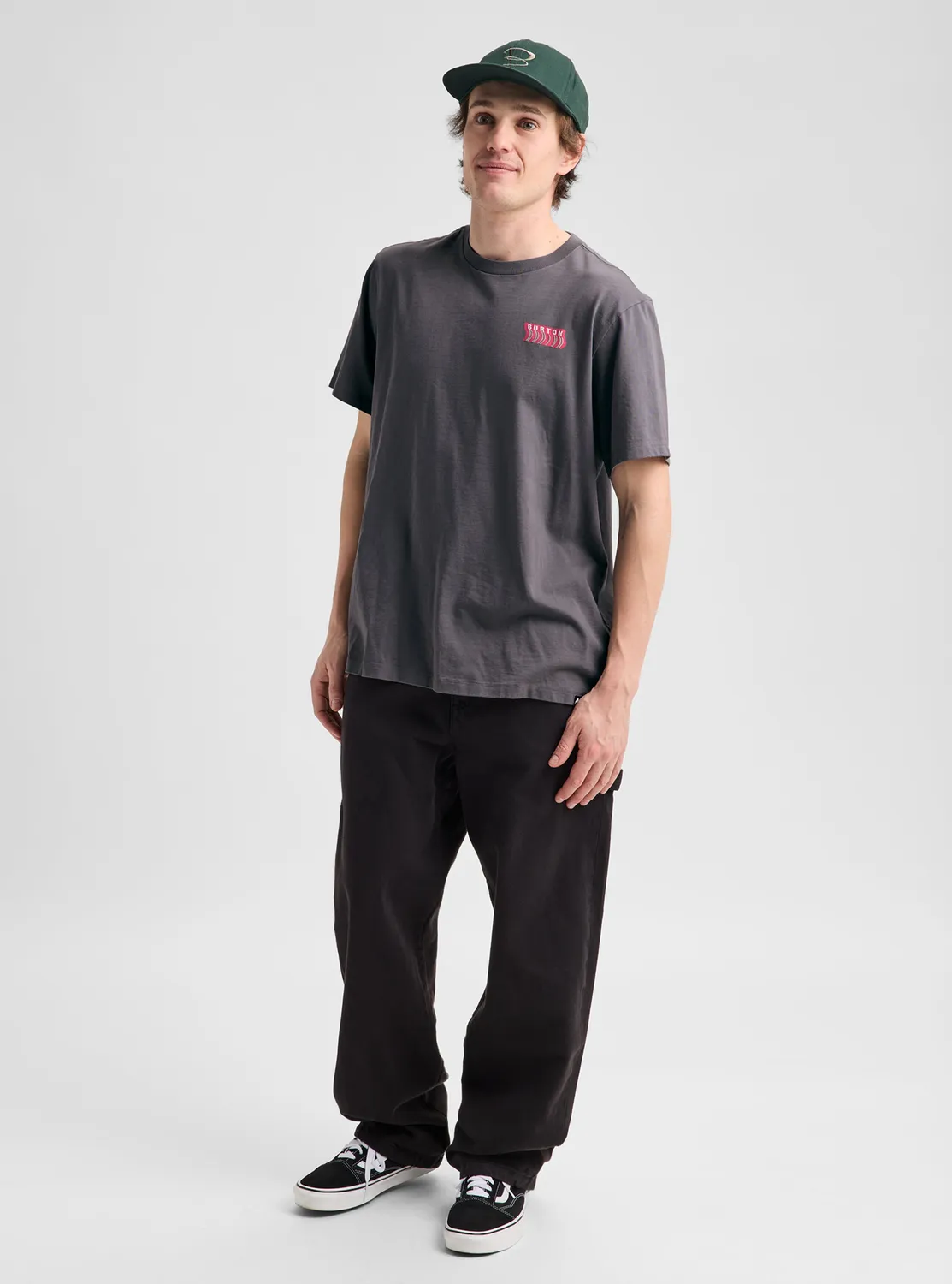 Burton Throwback 1992 t-shirt Gotham Gray ekologisk