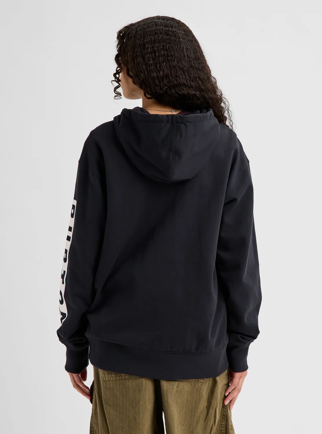 Burton Elite Full-Zip hoodie Dried Moss ekologisk