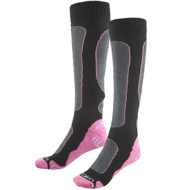 Cairn Spirit skidstrumpor black pink ventilerande