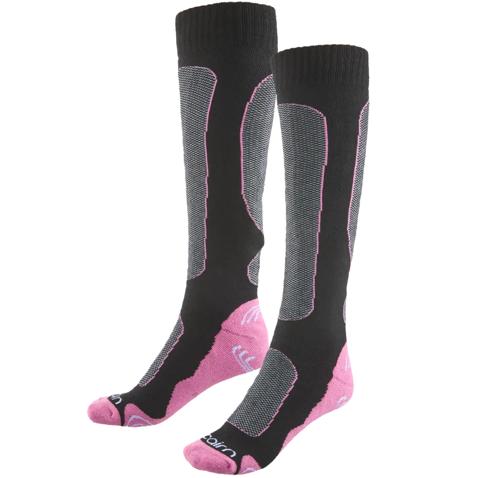 Cairn Spirit skidstrumpor black pink ventilerande