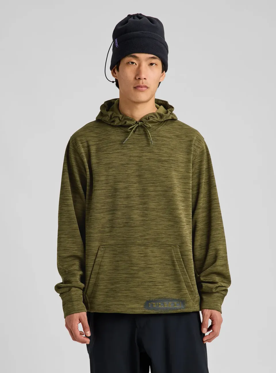 Burton Oak huvtröja Seersucker Camo herr fleece
