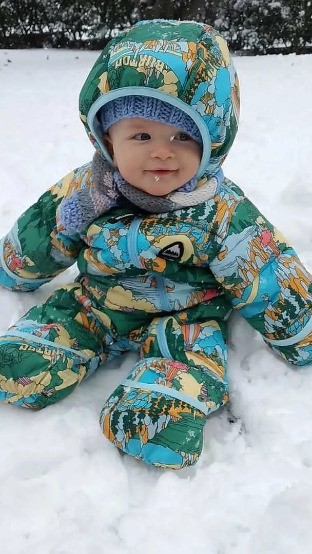 Burton Buddy Bunting Suit overall Scribble bebis vadderad