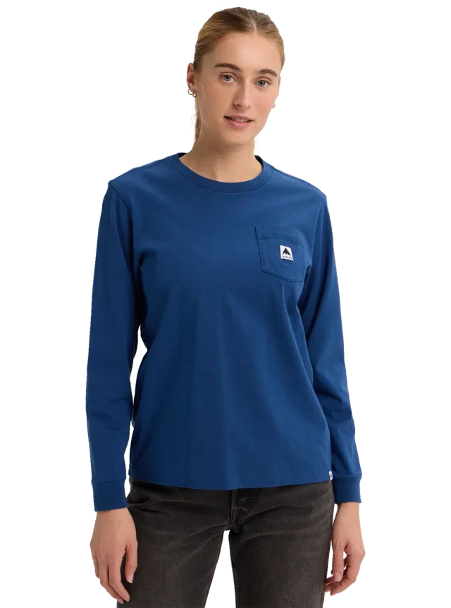Burton Colfax långärmad t-shirt Nightfall ekologisk bomull