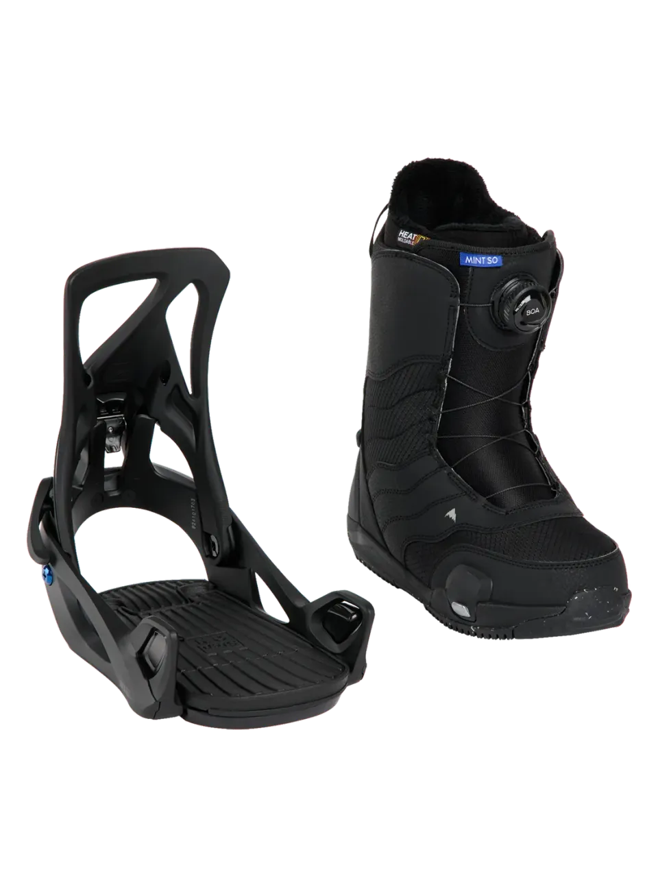 Burton Step On boots och bindning paket dam svart