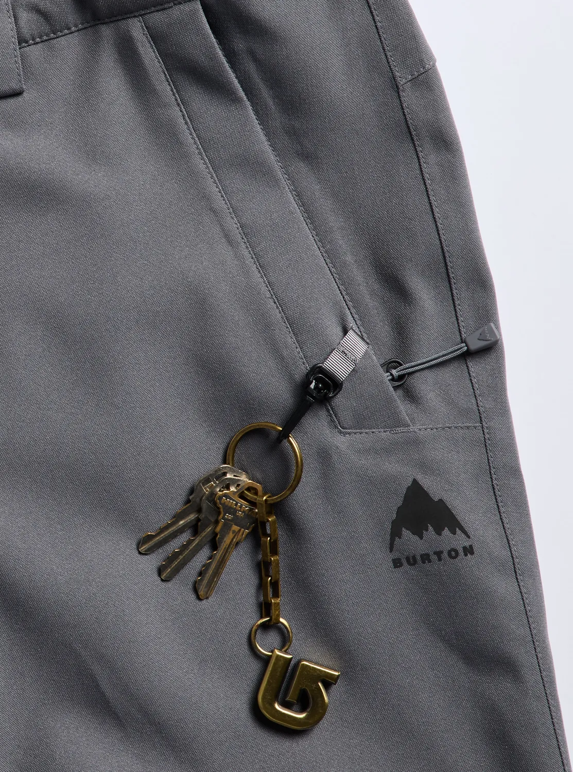 Burton Jet Ridge 2L skidbyxor dam gotham gray isolerade
