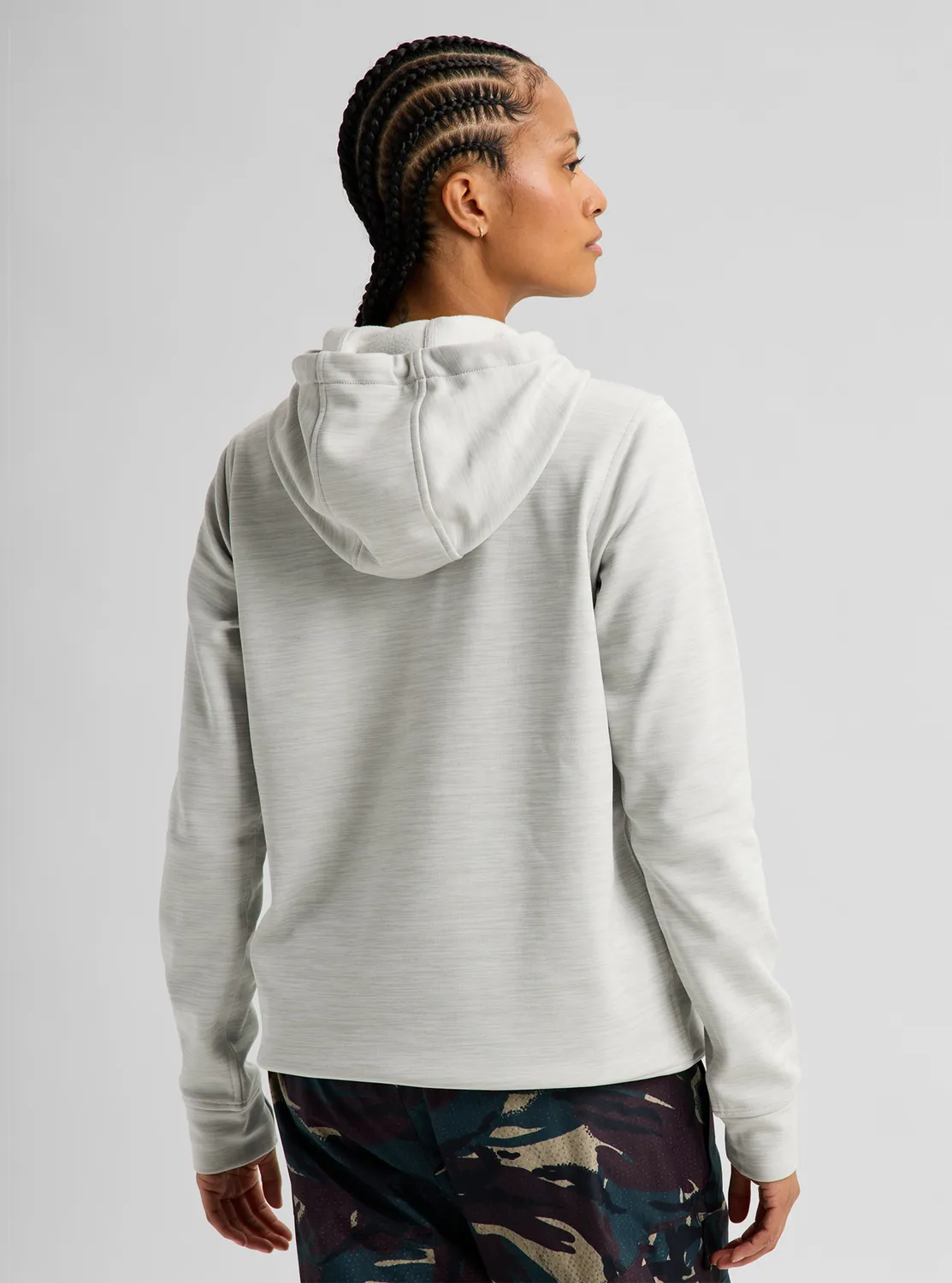 Burton Oak Pullover hoodie dam Seersucker Camo