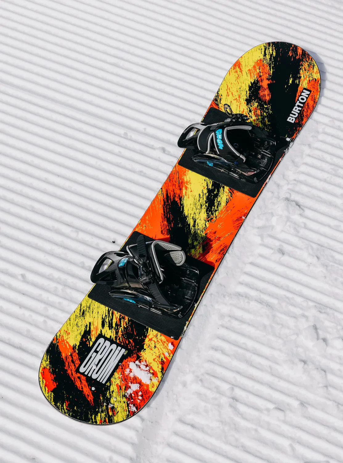 Burton Grom Flat Top snowboard barn Purple Teal 120 mjuk