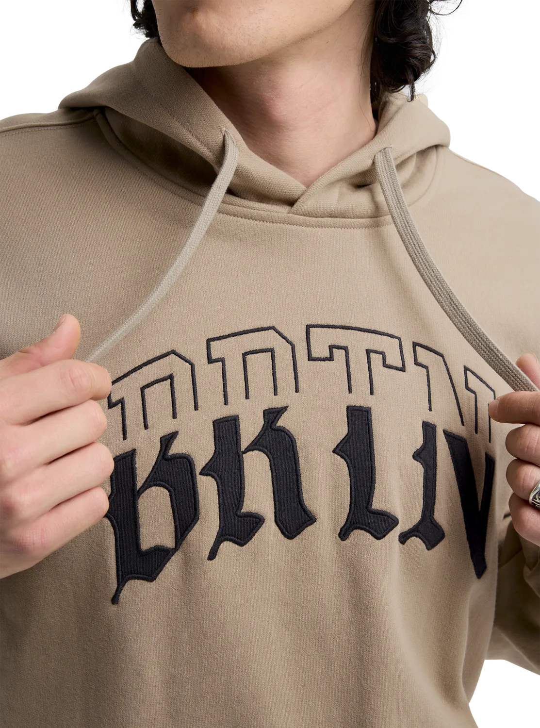 Burton Varsity pullover hoodie Summit Taupe ekologisk bomull