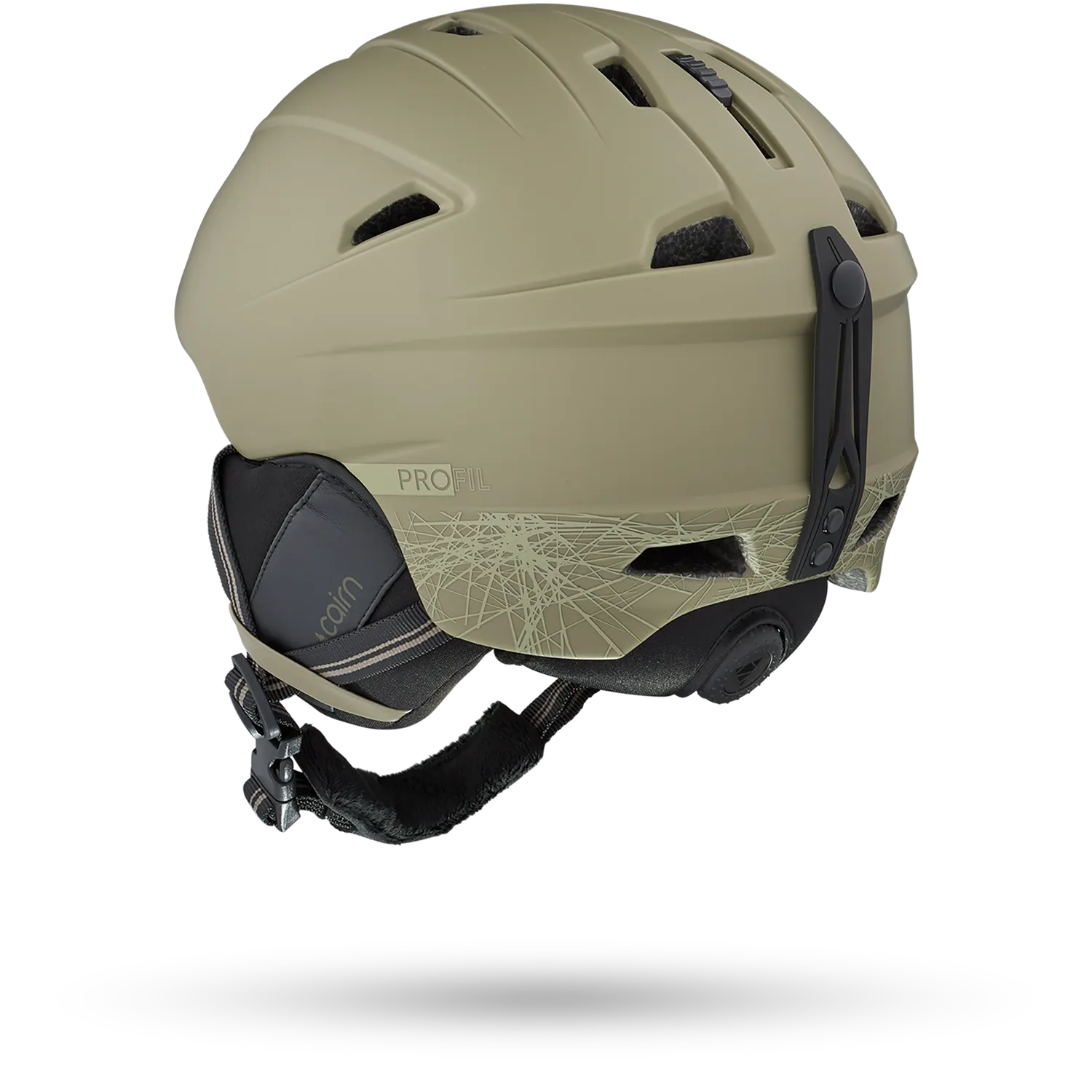 Cairn Electron skidhjälm graphic khaki vuxen