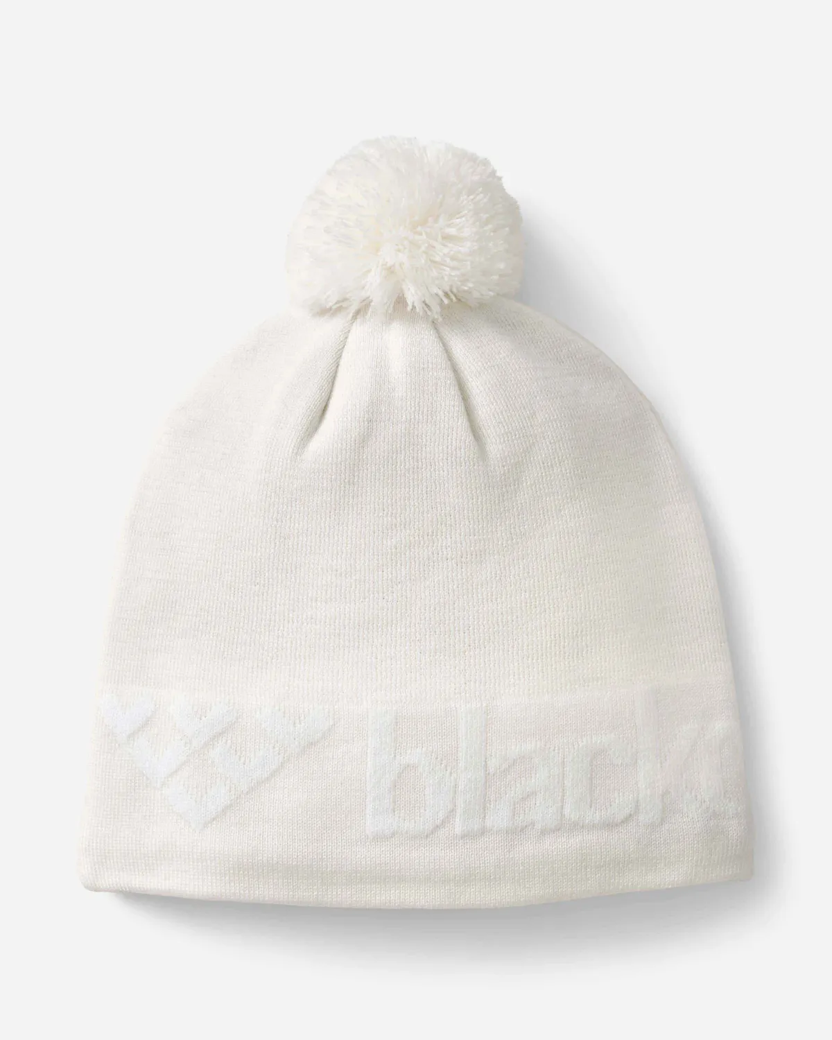 Black Crows Nooa Pom Beanie mössa svart merinoull