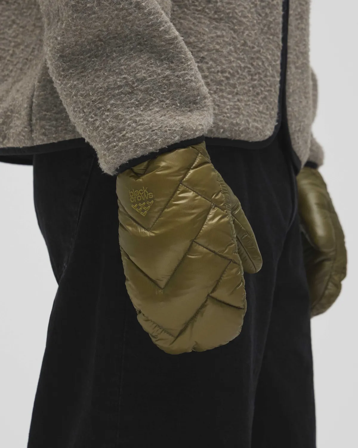 Black Crows Puffy Mitten vante L/XL svart dun