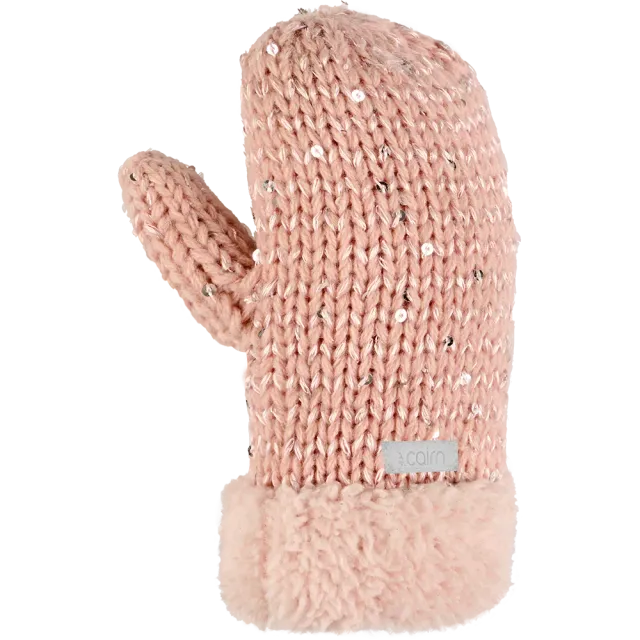 Cairn Manon Glove J Powder Pink skidhandskar barn återvunnen