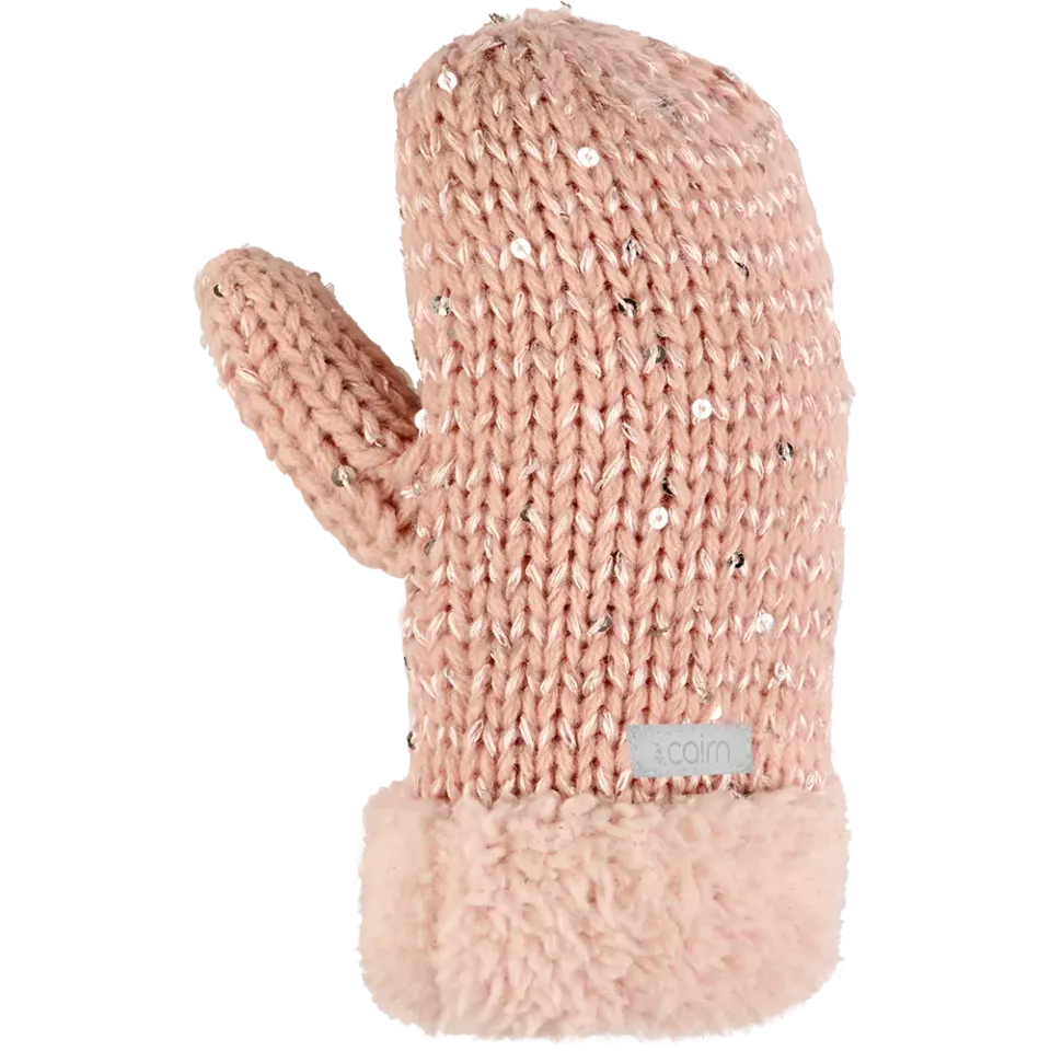 Cairn Manon Glove J Powder Pink skidhandskar barn återvunnen