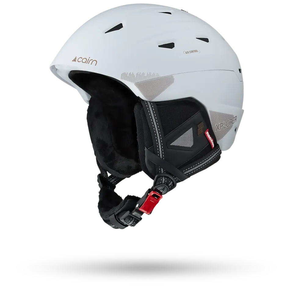 Cairn Xplorer Pure skidhjälm mat white RECCO