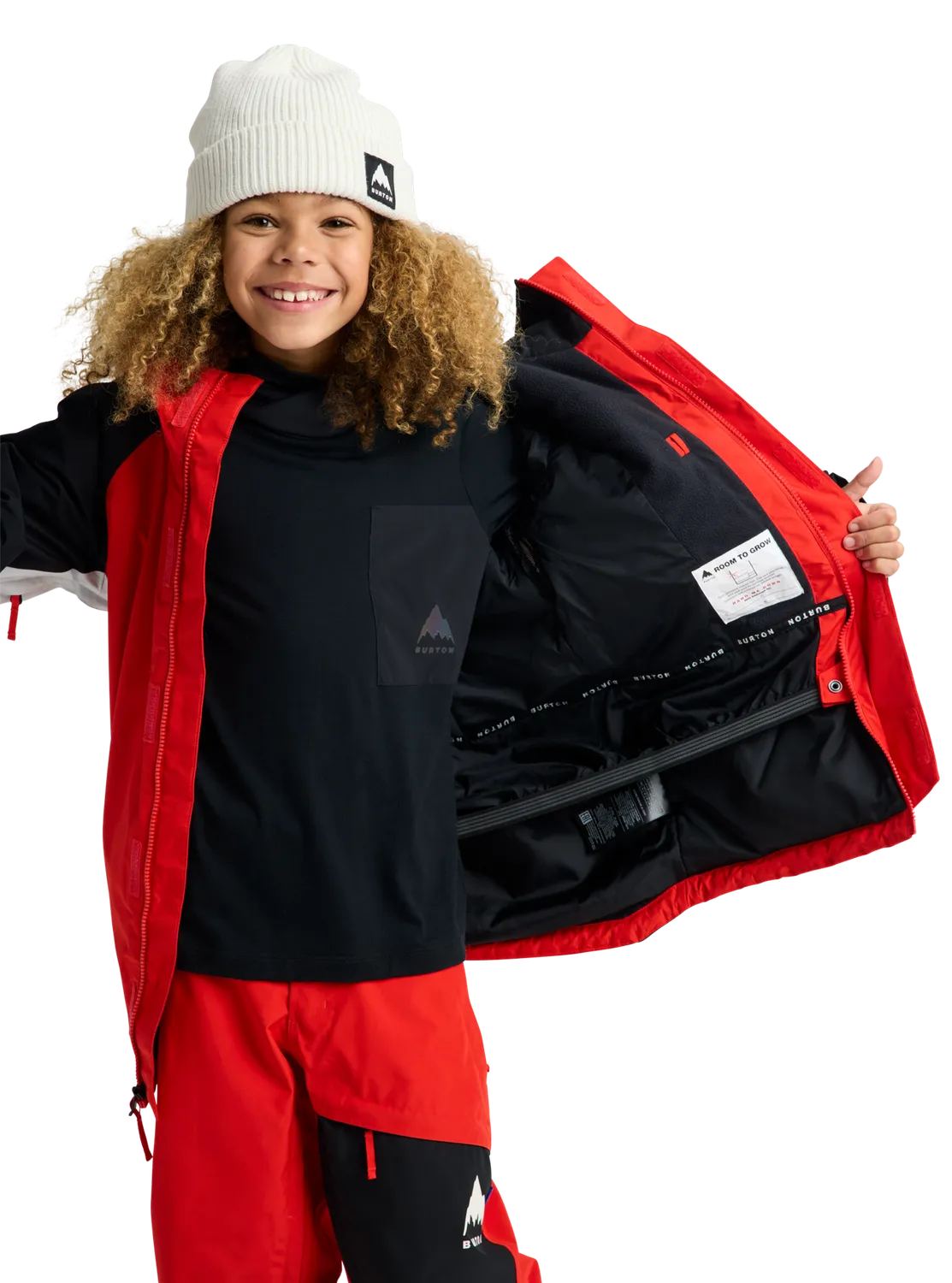 Burton Powline Gore-Tex 2L jacka barn flame scarlet